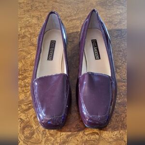 Enzo Angiolini Purple Patent Leather Loafers